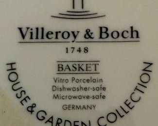 Villeroy & Boch Basket Plates 