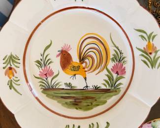 J. Willfred Rooster Plates