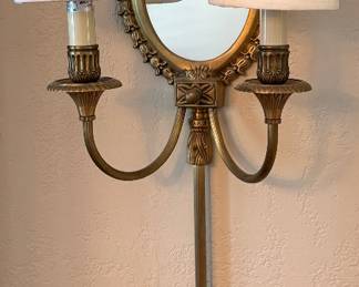Wall Sconce Lighting w Mirror pair