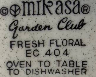 Mikasa Japan Garden Club Fresh Floral Dinnerware