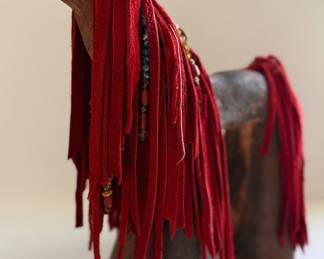 Barbara Peacock Clay Ceramic Horses s/3