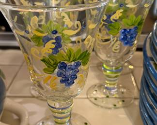 Hand-painted Goblets