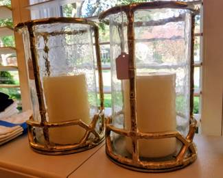 Candles and candleholders