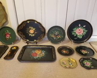 Tole painted trays