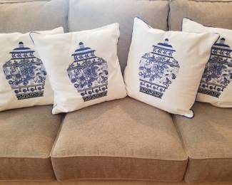 Decorative throw pillows