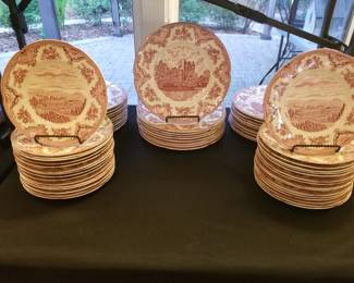Johnson Bros "Old Britain Castles" dinner and salad plates