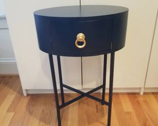Small blue side table