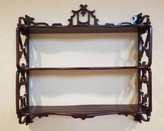 Victorian style wall shelf