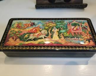 Russian lacquered box