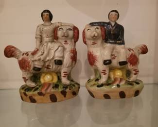 Staffordshire style figurines