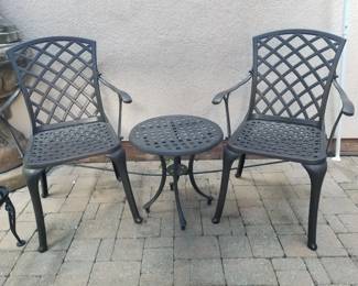 Metal patio furniture