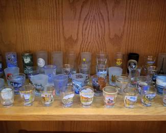Shot glasses from around the world