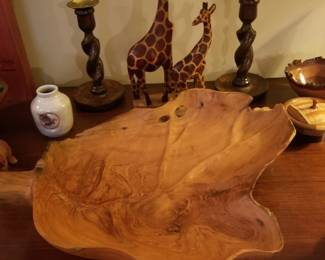 Live edge fruit bowl