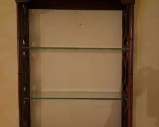 Small wall shelf, glass shelves