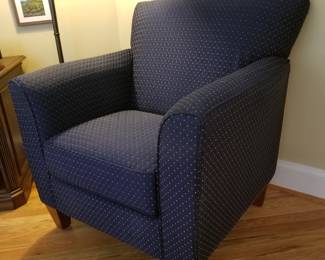 La Z Boy navy arm chair
