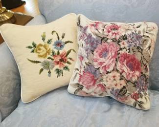 Needlepoint pillows