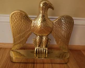 Brass eagle doorstop
