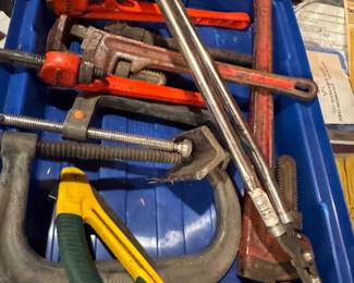 Heavy duty pipe wrenches and more
