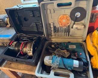 Great assortment of hand power tools