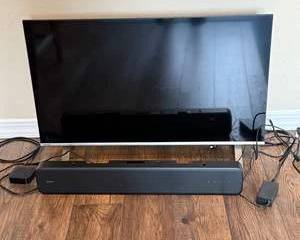 Toshiba 43" 4K UHD Smart LED TV with Sony Soundbar