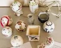 Collection of Hand-Painted Ceramic Home Décor – Lenox Luminary Ornaments, Potpourri Holder & Fragrance Warmer