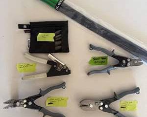 Lot of Assorted HVAC Sheet Metal Hand Tools, Drill Bits & Rivet Set