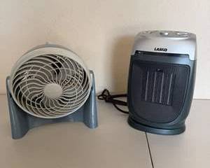 Lasko Ceramic Space Heater & Portable Air Circulator Fan