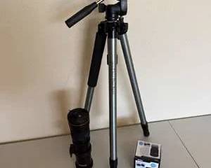 Quantaray QSX-Digi Pro 8500 Tripod w/ Vivitar 420-800mm Super Telephoto Lens & 2X Multiplier