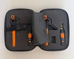 Testo Smart Probe HVAC Diagnostic Kit with 2 Testo 549i High Pressure Gauges & Clamp Thermometers