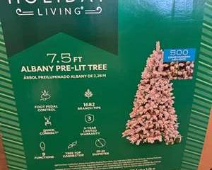 Holiday Living Artificial Christmas Tree with Storage Tote