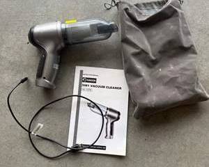 Cordless Handheld Vacuum Cleaner with Charging Cable, Storage Bag & Manual