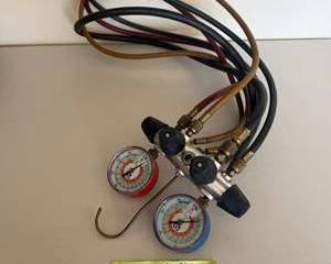 HVAC Refrigeration Manifold Gauge Set with Charging Hoses