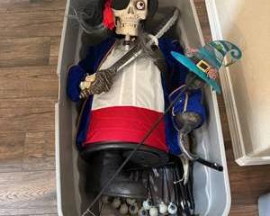 Life Sized Animated Captain Hook/Pirate Halloween Decoration
