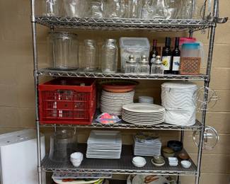 More platters, vases, plates, glasses and much more
