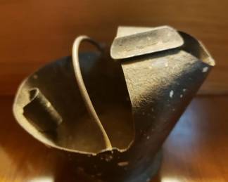 Small coal bucket shaped ashtray