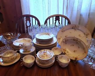 Set of Haviland's 'Autumn Leaf'