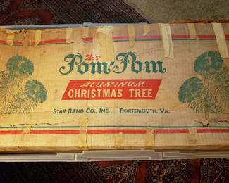 Mid century aluminum Christmas tree