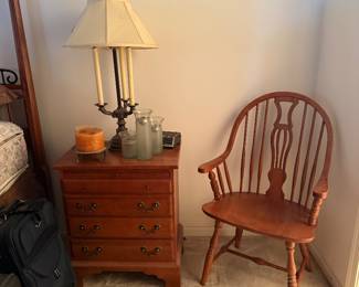 Nightstand & side chair