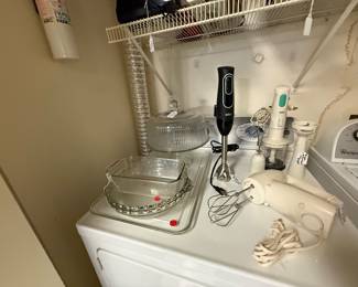 Baking items and hand held mixers 