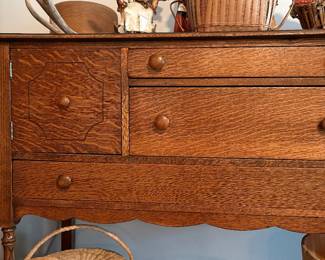 Vintage Oak Sideboard