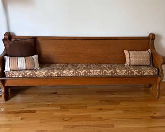 Vintage Church Pew 89" long