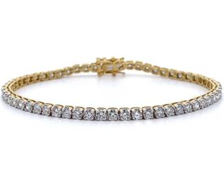 5 Carat Natural Diamond Tennis Bracelet