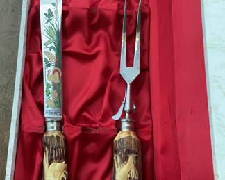 Lot 30: Vintage Anton Wingen Jr. German Carving Set