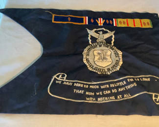 Lot 44: Vintage U.S. Air Force Pennant Flag