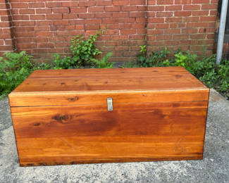 Lot 37: Vintage Cedar Chest 