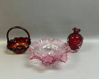 Lot 48: Colored Glass 