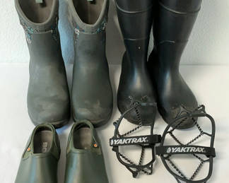 Lot 65: Rain Shoes And More