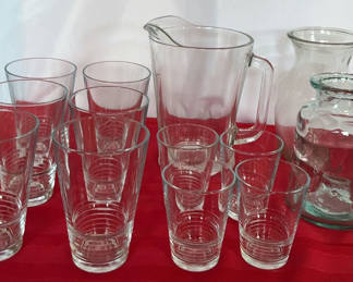 Lot 10: Clear Glassware