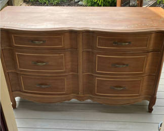 Lot 2: Walnut Low Dresser