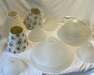 Lot 81: Lamp Shades & Fixtures